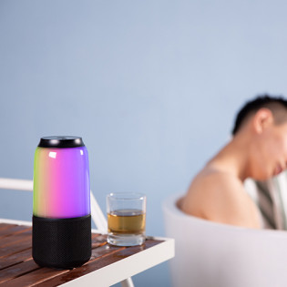 Velev V03 Colorful Lighting Speaker White